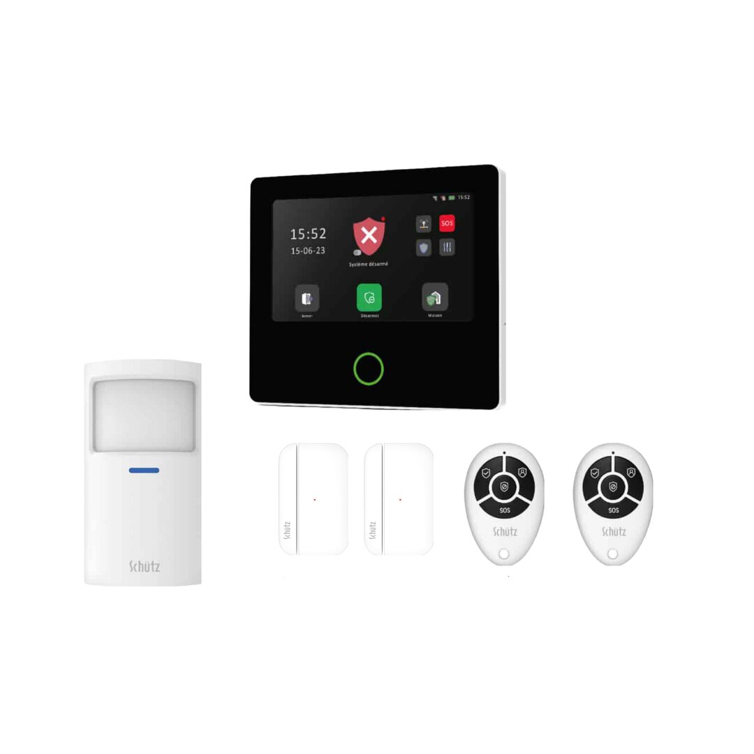 SCHUTZ Shield 5 alarm kit installed in a premises