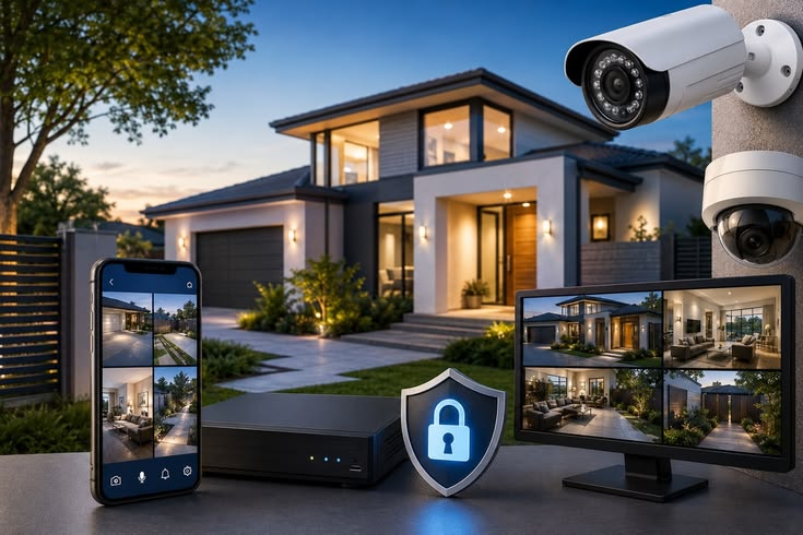 Indoor and outdoor surveillance cameras