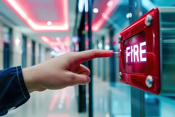 Alert and signalling of a fire situation