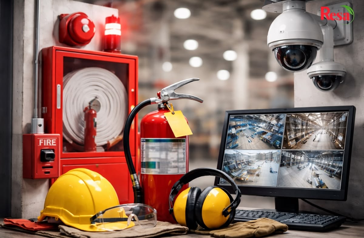 Complete fire detection solution for a professional building